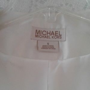 Michael Kors white spring short jacket